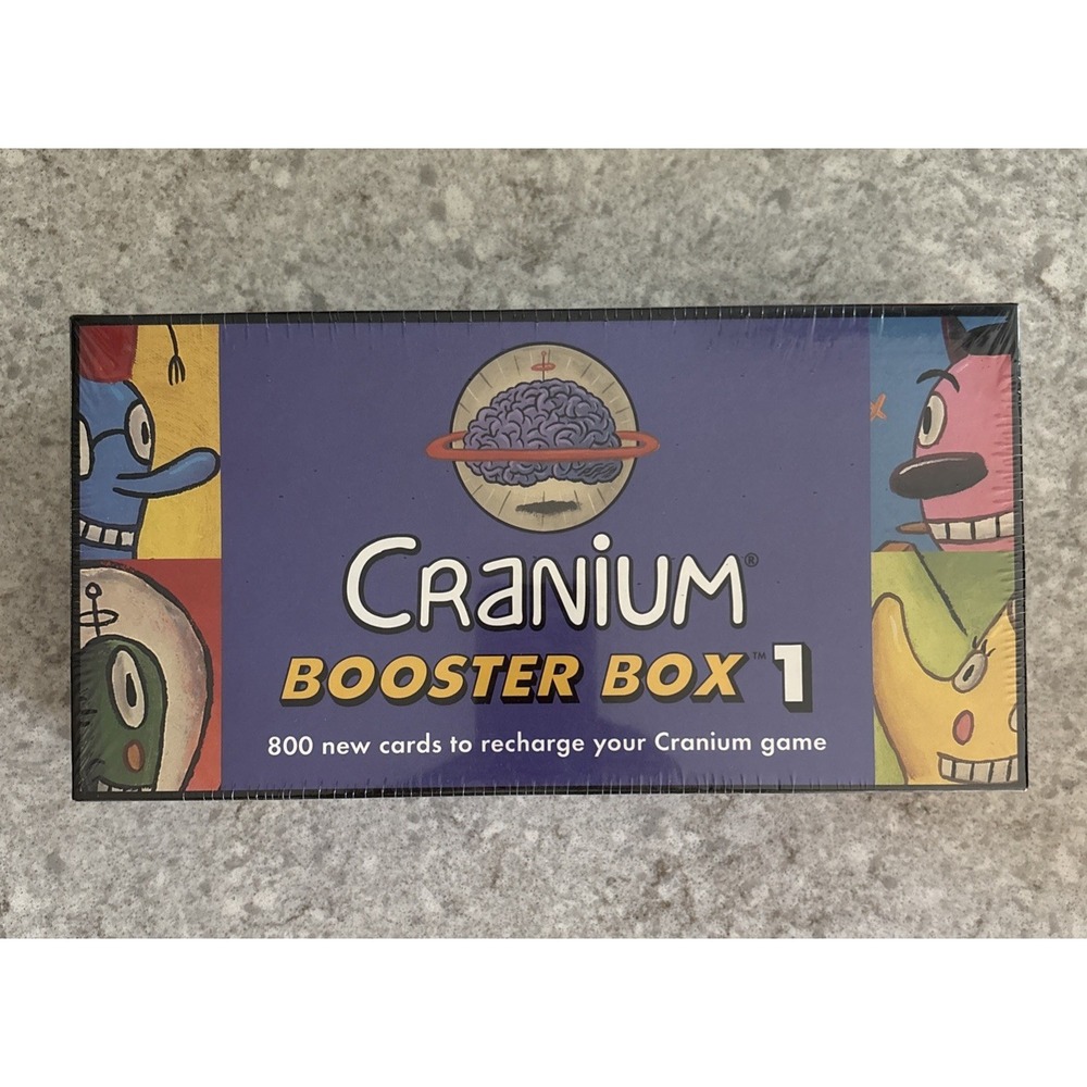 CRANIUM BOOSTER BOX 1 - 800 NEW CARDS TO RECHARGE GAME Brand New/Sealed